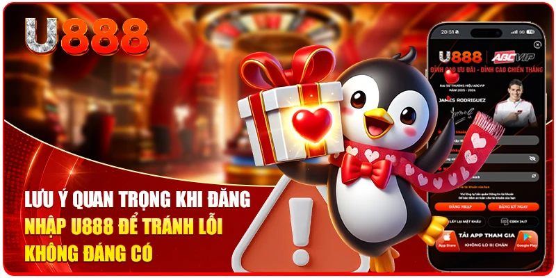 Lưu ý quan trọng khi đăng nhập U888 để tránh lỗi không đáng có