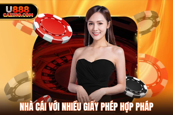 Nhà cái với nhiều giấy phép hợp pháp