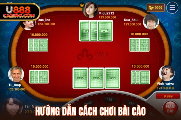Hướng dẫn cách chơi bài cào